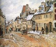 Camille Pissarro Pang map of snow Schwarz oil painting reproduction